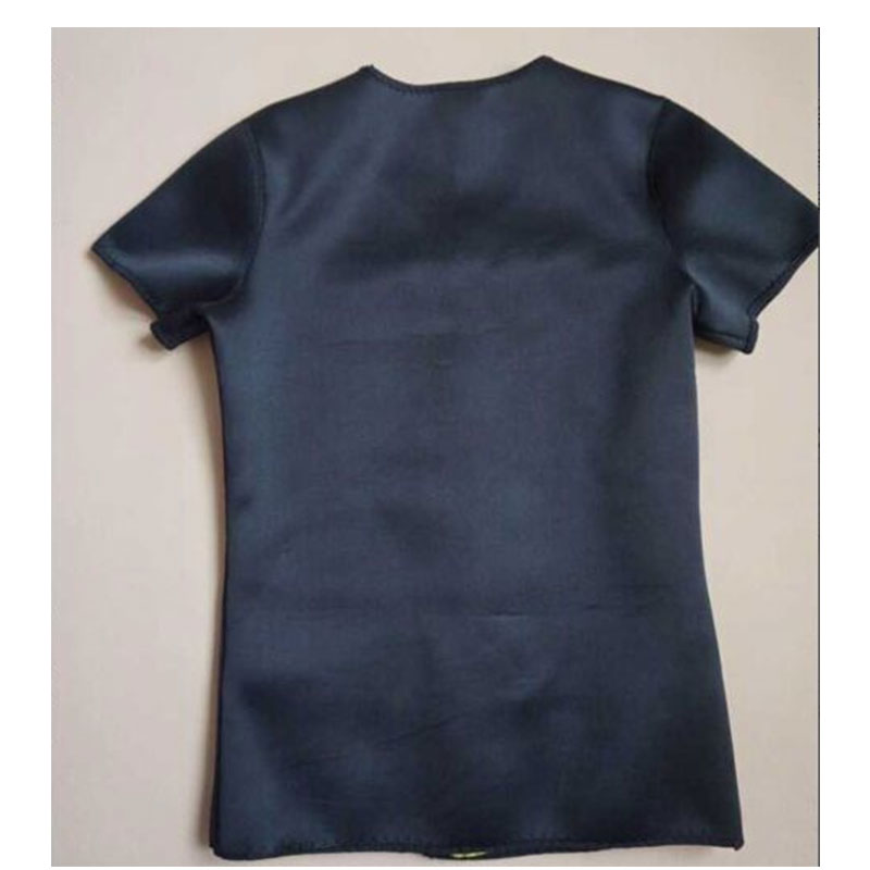UJB Black Neoprene Tight Fitness Top S-3XL MH1290