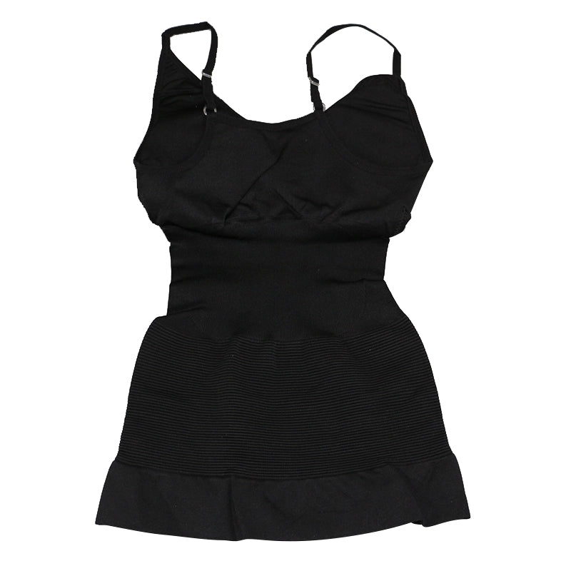 Black Thin Strap Padded Seamless Slimming Shaper M,L MH1642