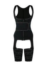 UJB Blue Adjustable Double Belts Vest MHW100068BL