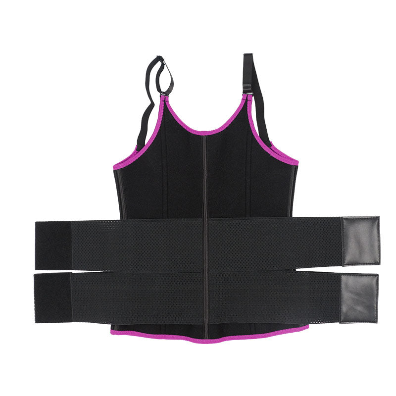 UJB Pink Adjustable Double Belts Vest MHW100068P