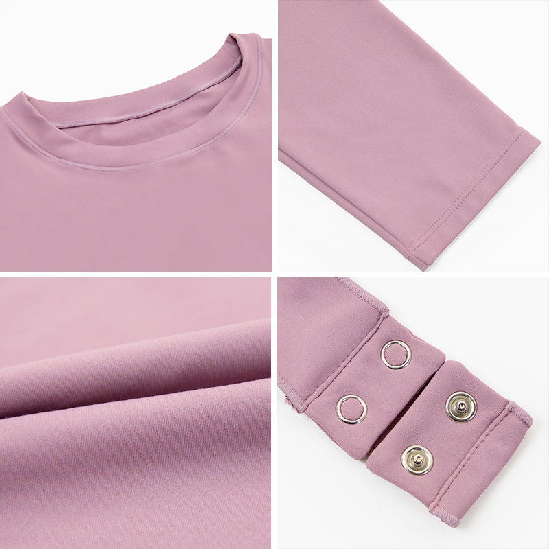 Fits Everybody Long SLeeve Crew Neck Bodysuit MT000361PU