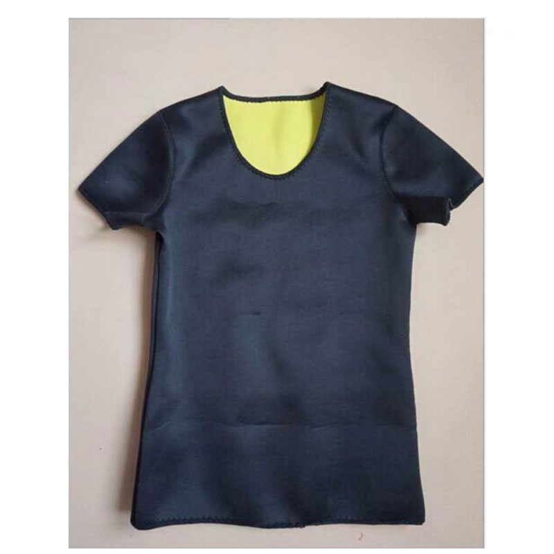UJB Black Neoprene Tight Fitness Top S-3XL MH1290