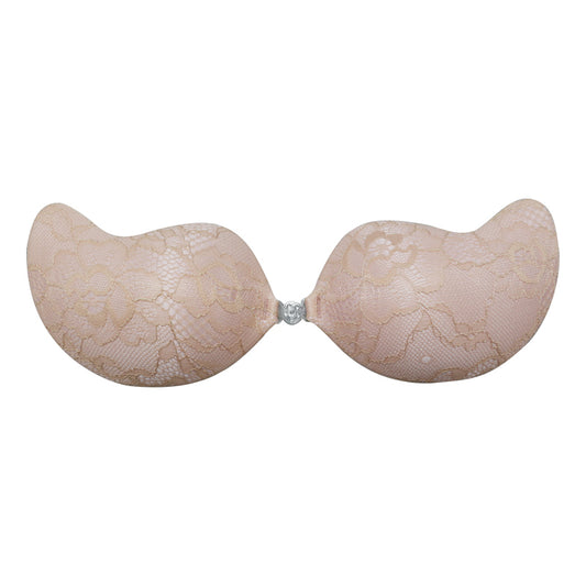 UJB Lace Adhesive Strapless Push Up Invisible Bra A-D MH4424