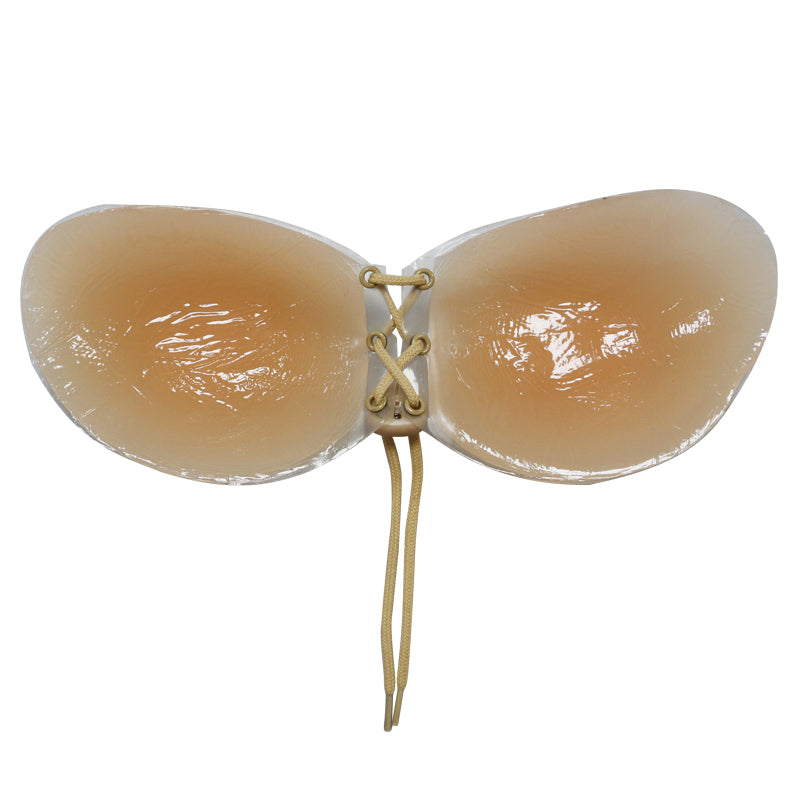 UJB Sexy Women Nude Strapless Silicone Bra A-D MH4426