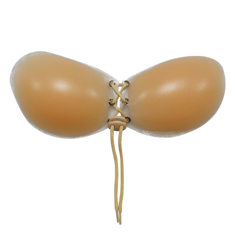 UJB Sexy Women Nude Strapless Silicone Bra A-D MH4426