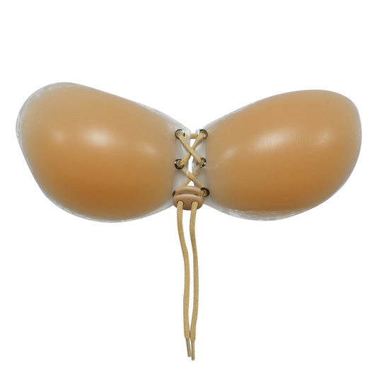 UJB Sexy Women Nude Strapless Silicone Bra A-D MH4426