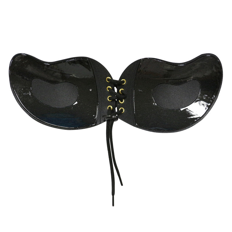 UJB Black Sexy Backless Adhesive Bra A-D MH4429