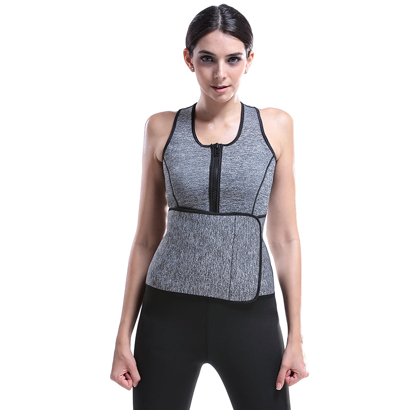 UJB Waist Trainer Corset Slimming Neoprene Sauna Vest S-6XL MH1526