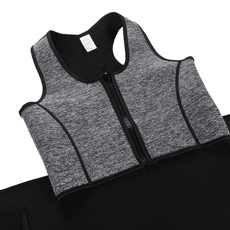 UJB Waist Trainer Corset Slimming Neoprene Sauna Vest S-6XL MH1526