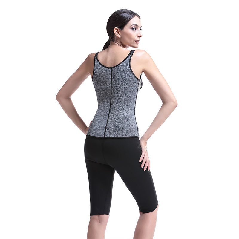 UJB Neoprene Sauna Vest Weight Loss With Zipper MH1529