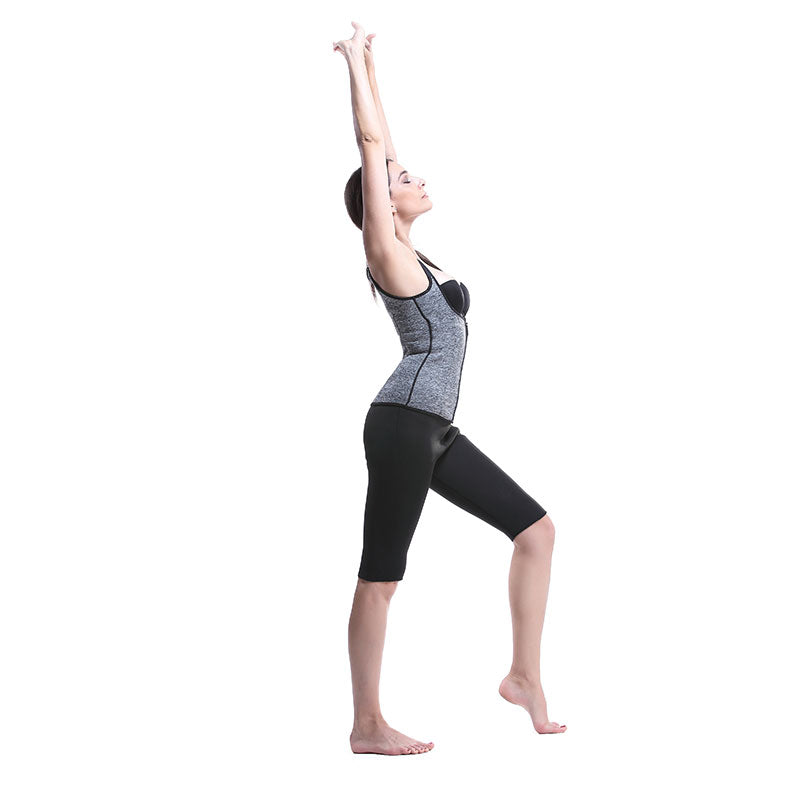 UJB Neoprene Sauna Vest Weight Loss With Zipper MH1529