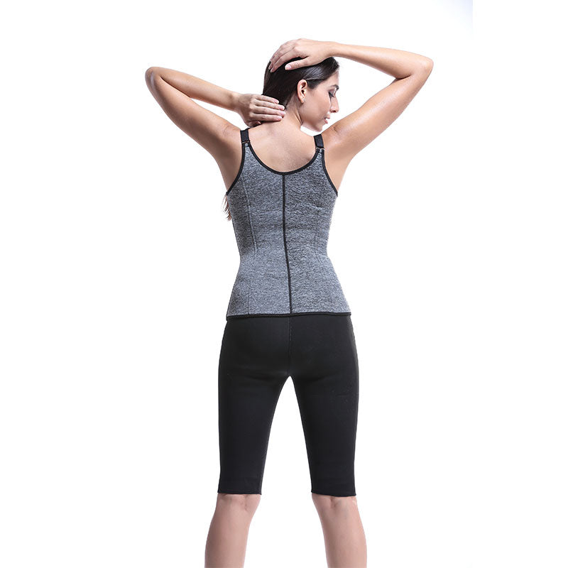 UJB Neoprene Sauna Vest Weight Loss With Zipper MH1529