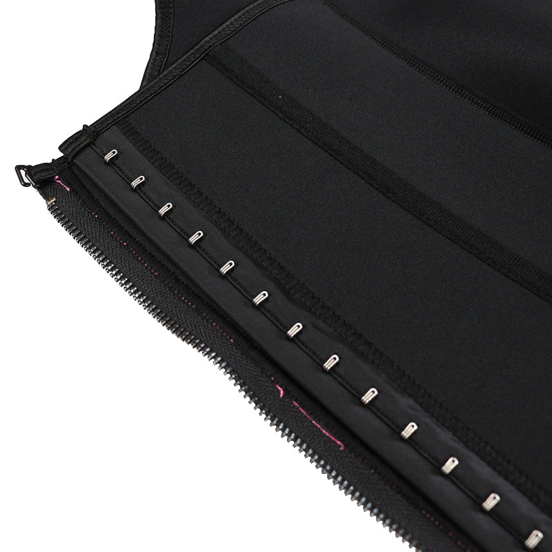 UJB Pink Snow Neoprene Sauna Vest Weight Loss With Zipper MH1564