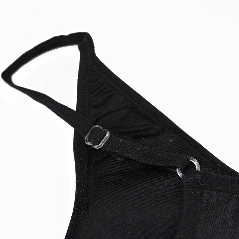 Black Thin Strap Padded Seamless Slimming Shaper M,L MH1642