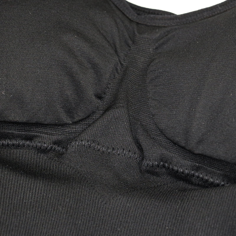 Black Thin Strap Padded Seamless Slimming Shaper M,L MH1642