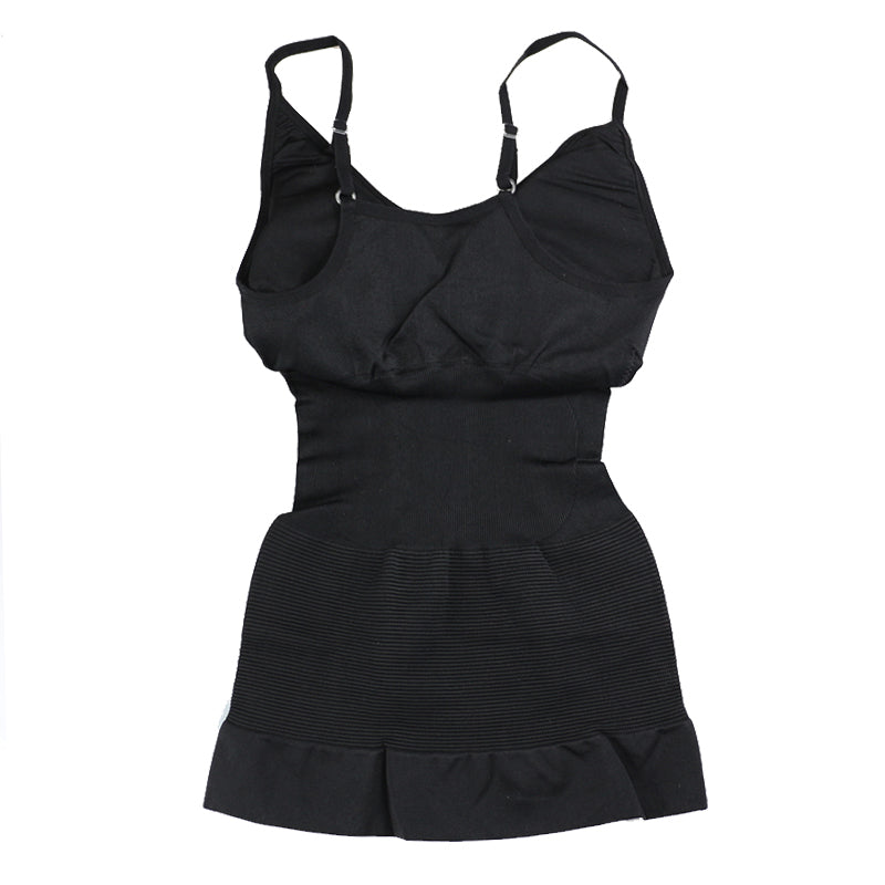 Black Thin Strap Padded Seamless Slimming Shaper M,L MH1642