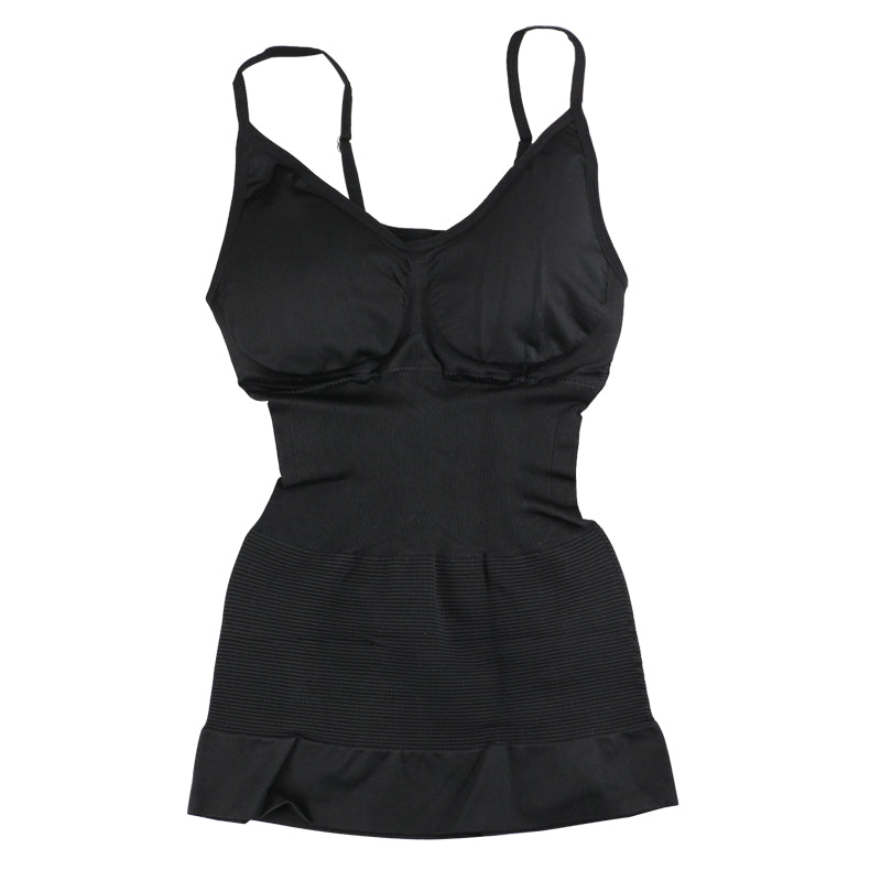 Black Thin Strap Padded Seamless Slimming Shaper M,L MH1642