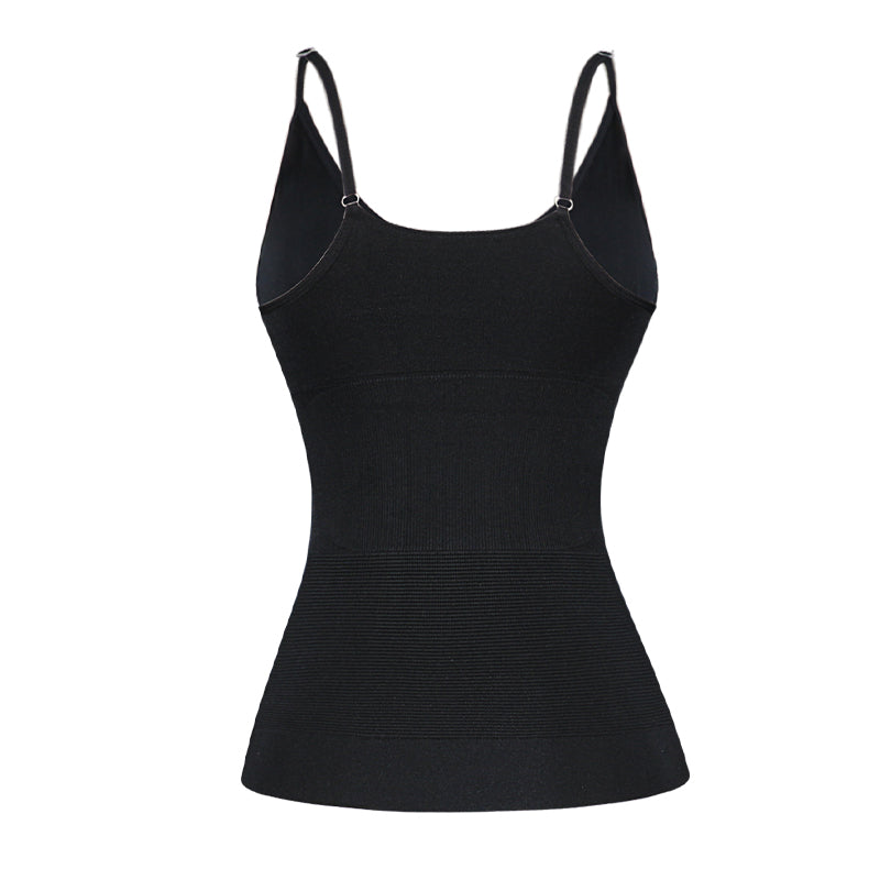Black Thin Strap Padded Seamless Slimming Shaper M,L MH1642