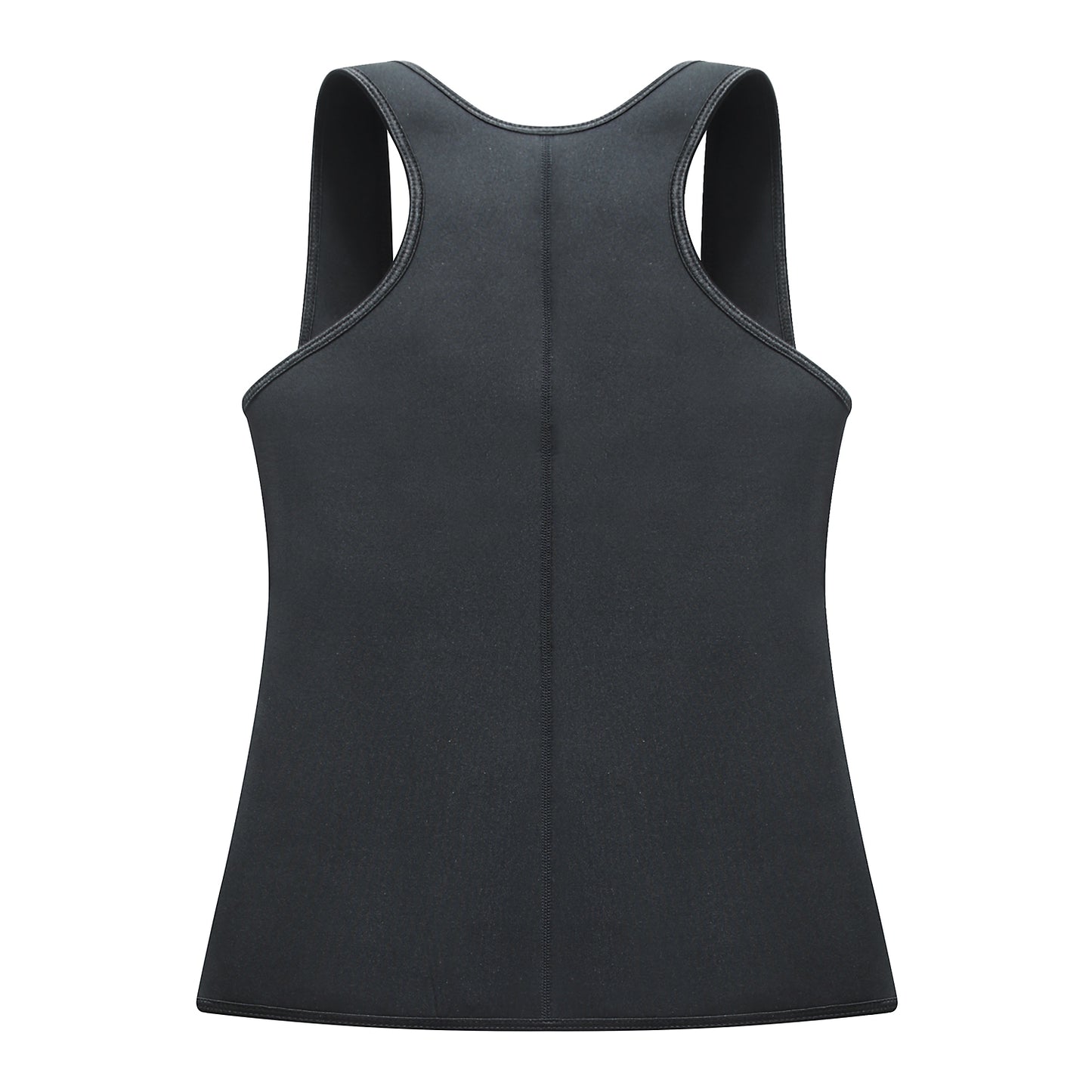 UJB Black Neoprene Slimming Vest With Belt XS-6XL MH1701