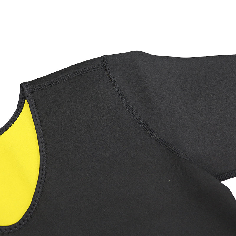 UJB Short Sleeve Sweat Shaper Sauna Neoprene Shirt S-3XL MH1730