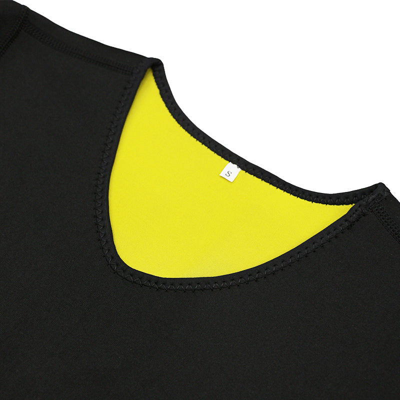 UJB Short Sleeve Sweat Shaper Sauna Neoprene Shirt S-3XL MH1730