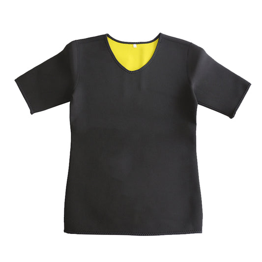 UJB Short Sleeve Sweat Shaper Sauna Neoprene Shirt S-3XL MH1730