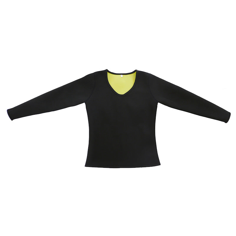 UJB Long Sleeve Neoprene Shaper Shirt S-4XL MH1739