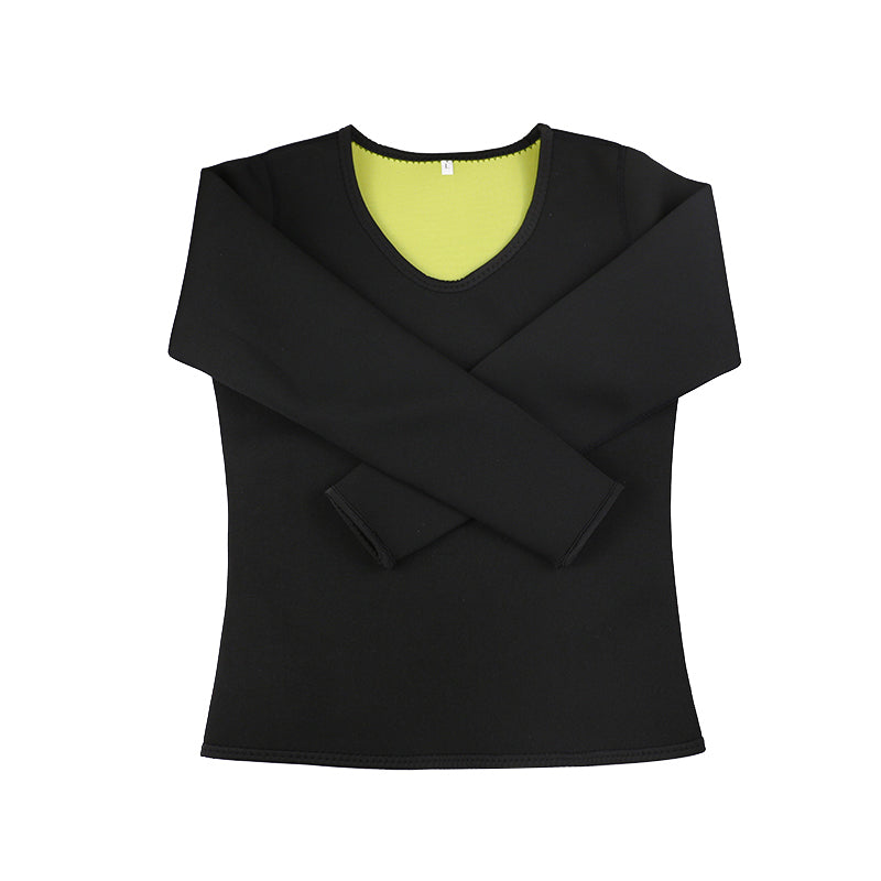 UJB Long Sleeve Neoprene Shaper Shirt S-4XL MH1739