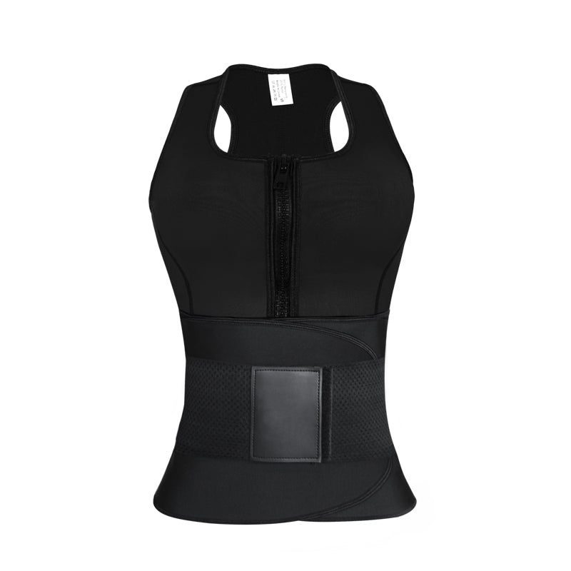 UJB Sauana Shaper Vest With Double Belt XS-3XL MH1753