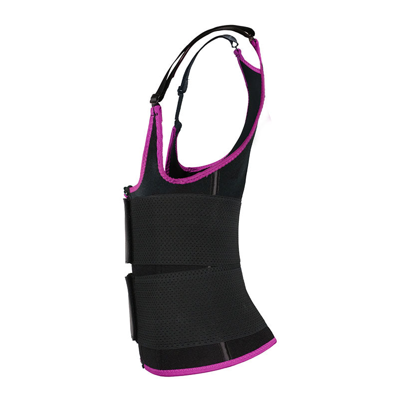 UJB Pink Adjustable Double Belts Vest MHW100068P