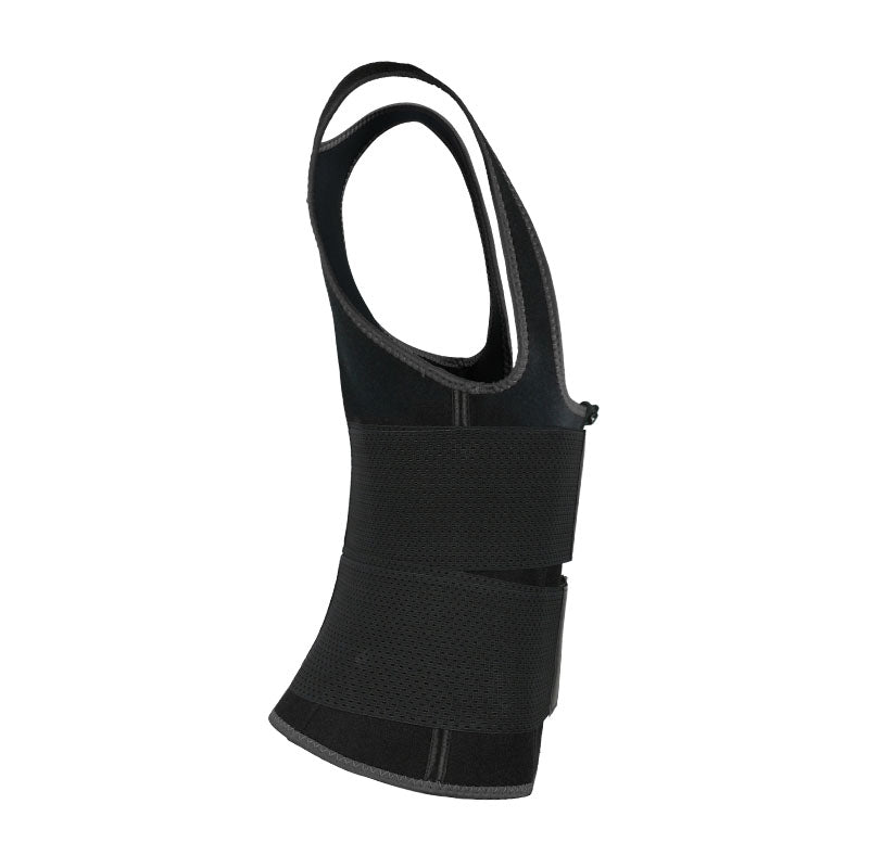UJB Black Vest Double Belt MHW100064B