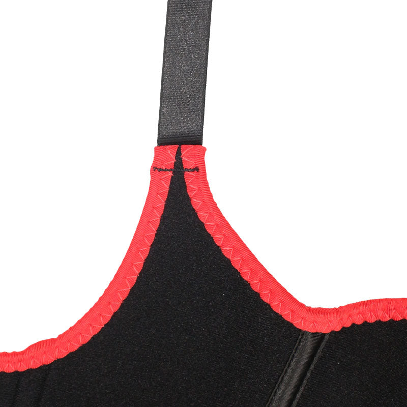 UJB Red Adjustable Double Belts Vest MHW100068R