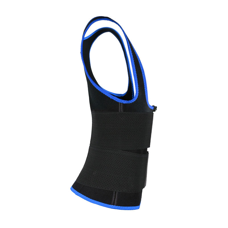 UJB Blue New Stype Double Belts Waist Trainers Vest MHW100064BL