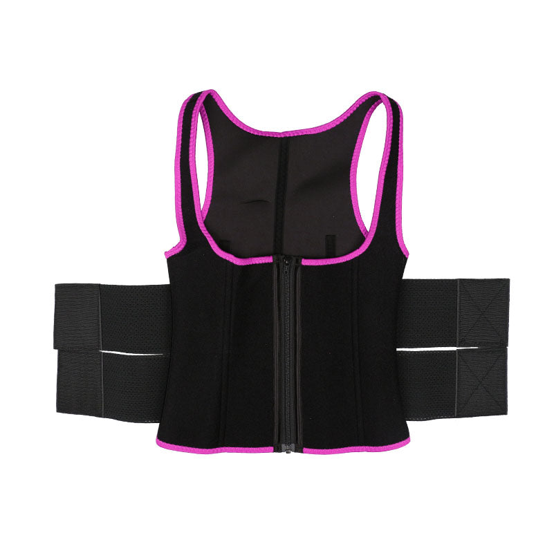 UJB Pink Vest Double Belt MHW100064P
