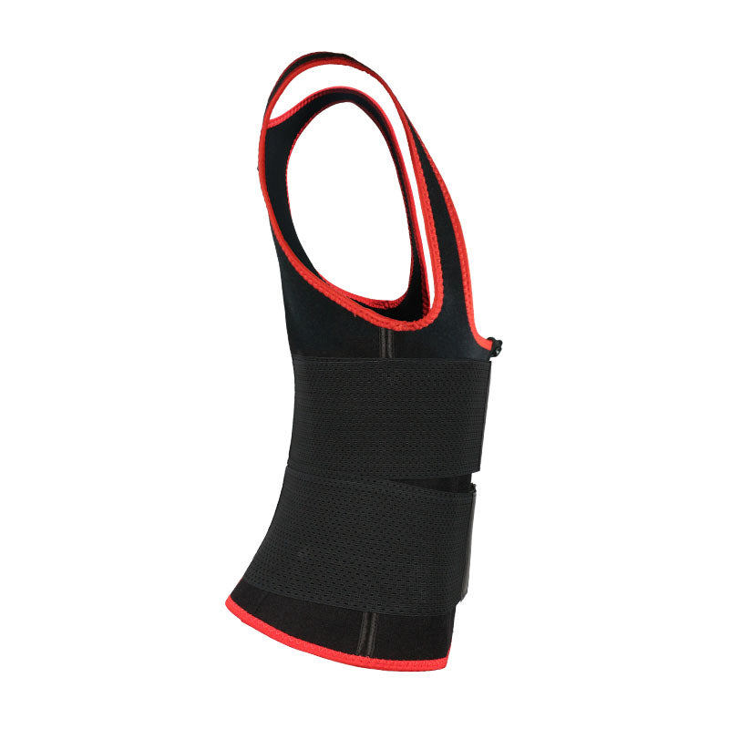 UJB Red New Double Belt vest MHW100064R