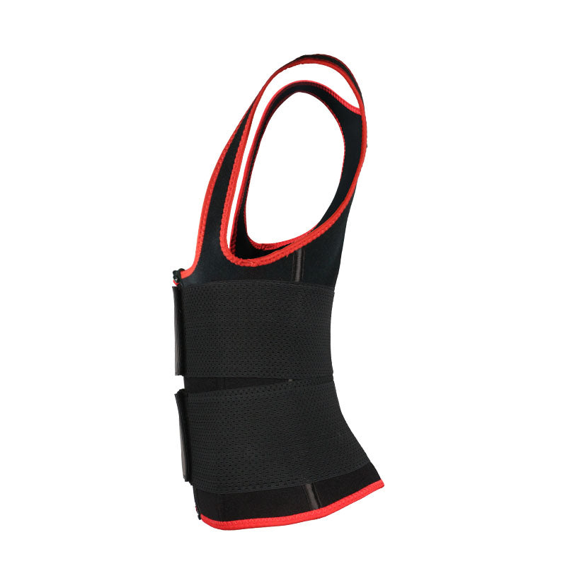 UJB Red New Double Belt vest MHW100064R
