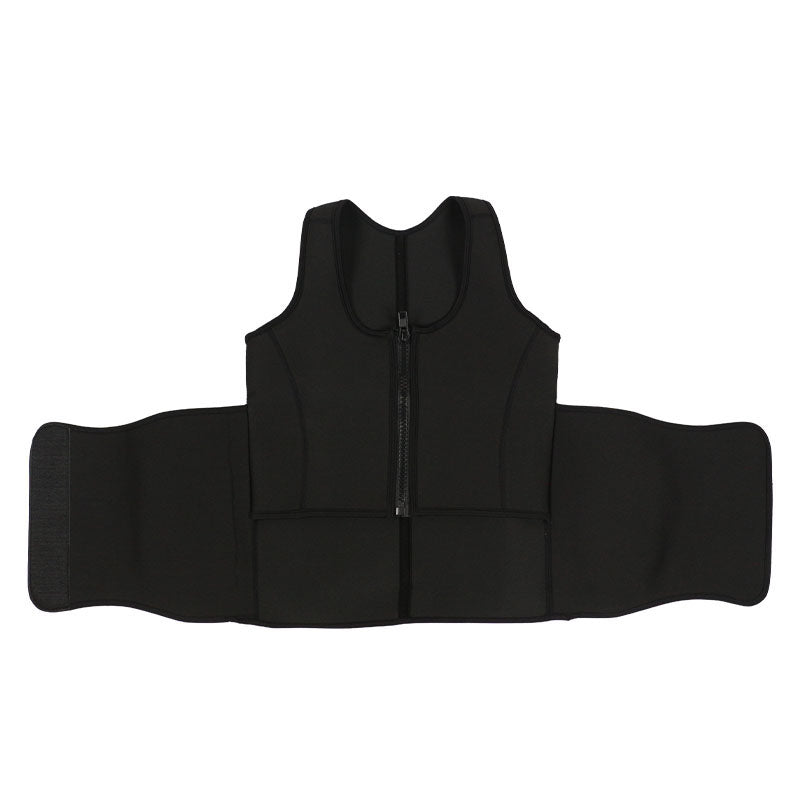 UJB Black Neoprene Sport Sauna Vest MHW100087