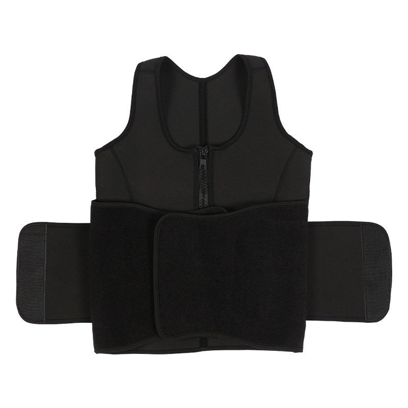 UJB Black Neoprene Sport Sauna Vest MHW100087