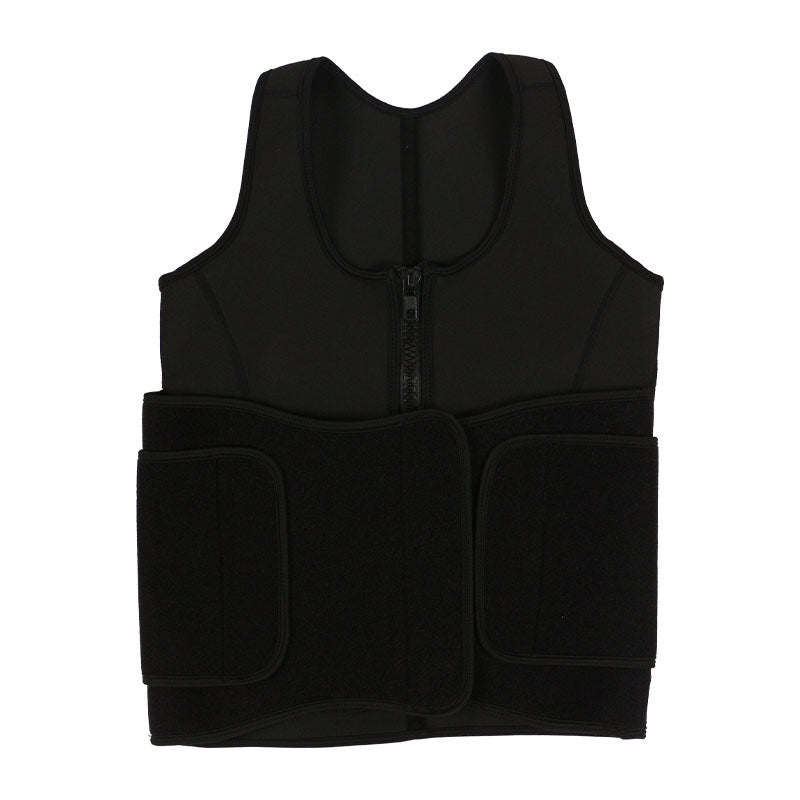UJB Black Neoprene Sport Sauna Vest MHW100087