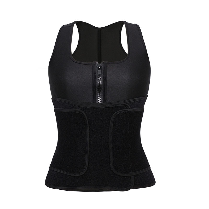 UJB Black Neoprene Sport Sauna Vest MHW100087