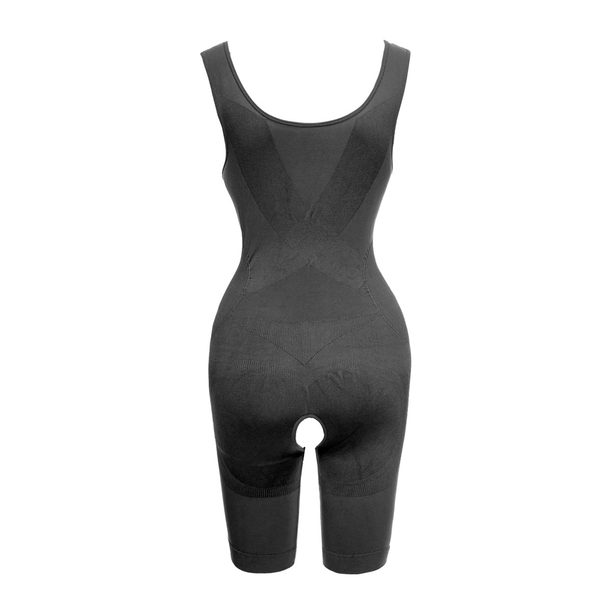 Black Seamless Postpartum Abdomen Hip Lift Body Shaper MHW100035B