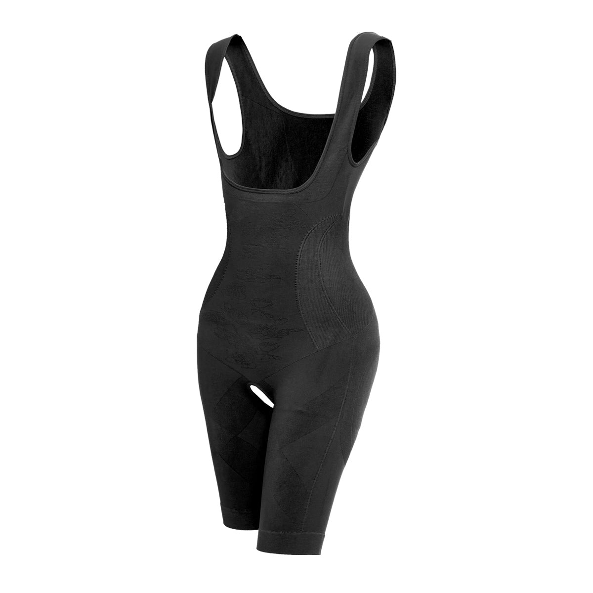 Black Seamless Postpartum Abdomen Hip Lift Body Shaper MHW100035B