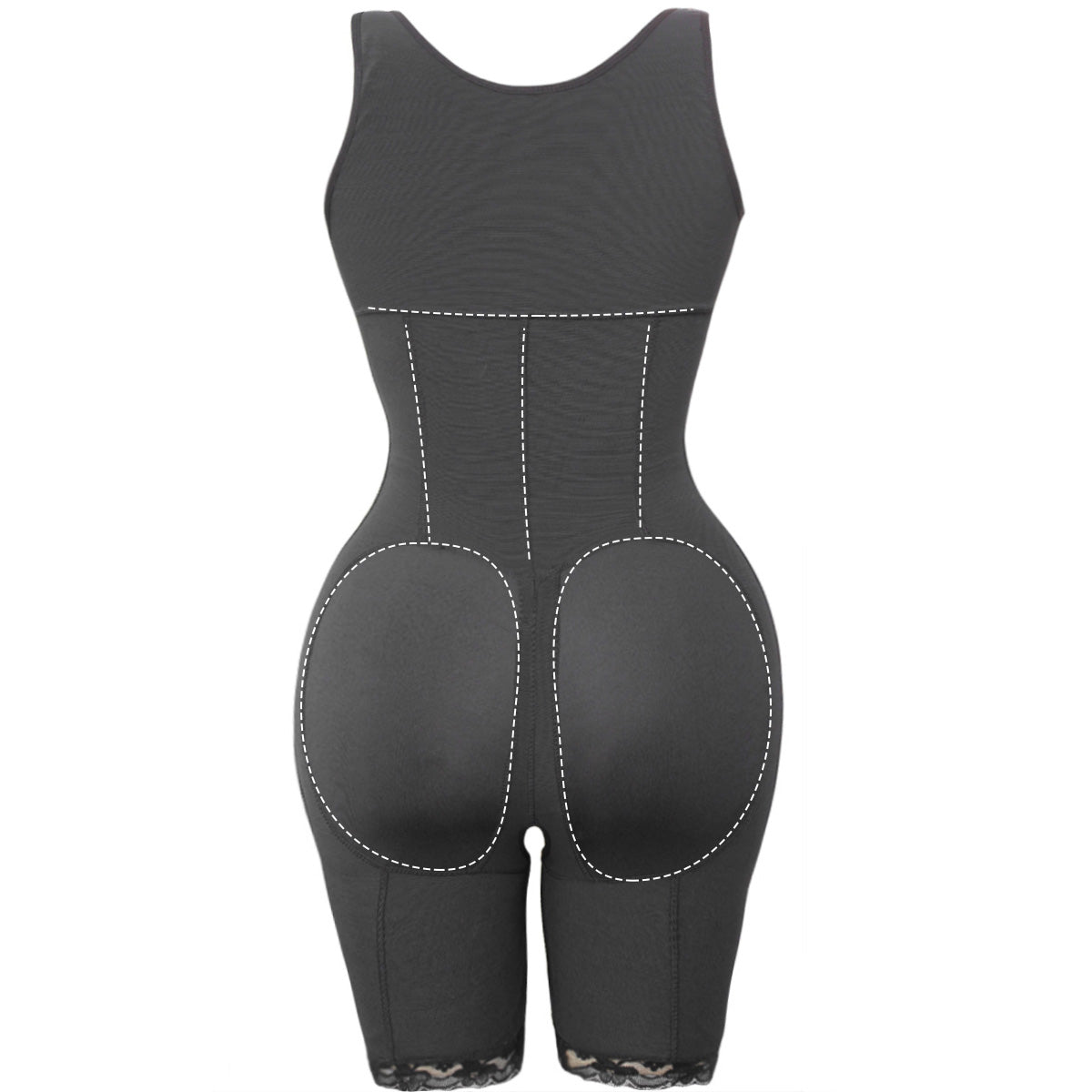 Black Abdomen Hip Lift Waist Shape Body Shaper MHW100023B