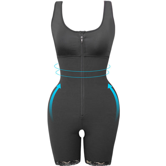 Black Abdomen Hip Lift Waist Shape Body Shaper MHW100023B