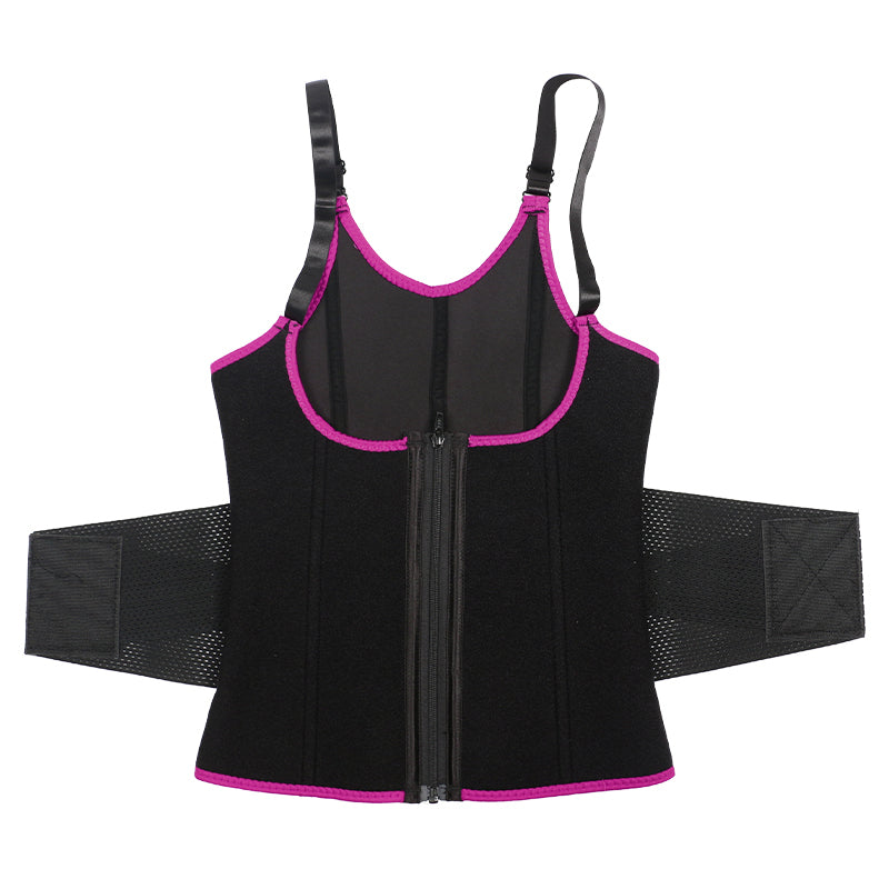 UJB Pink Adjustable Single Belts Vest MHW100079P