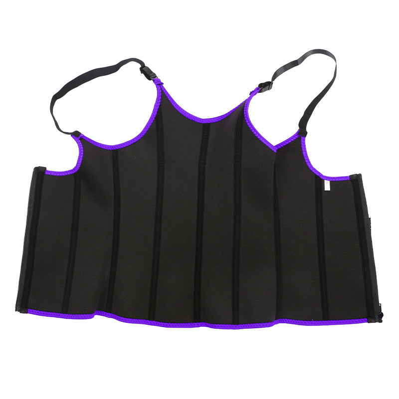 UJB Purple Adjustable Single Belts Vest MHW100079PU