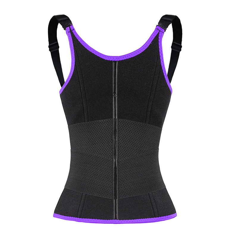 UJB Purple Adjustable Single Belts Vest MHW100079PU