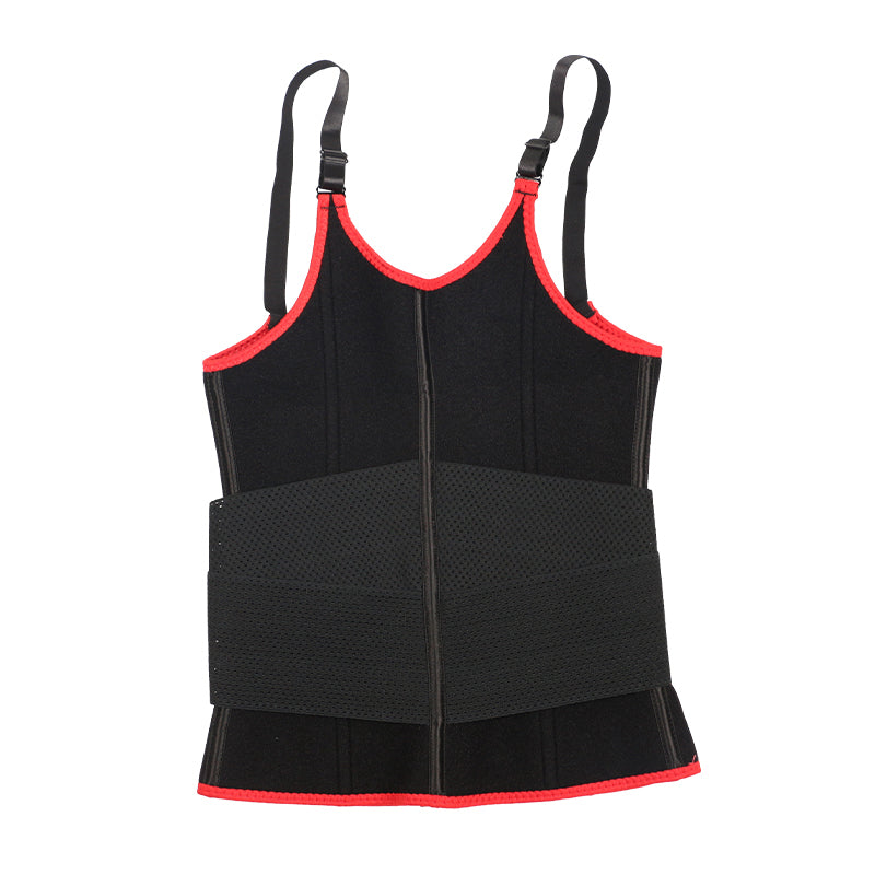UJB Red Adjustable Single Belts Vest MHW100079R