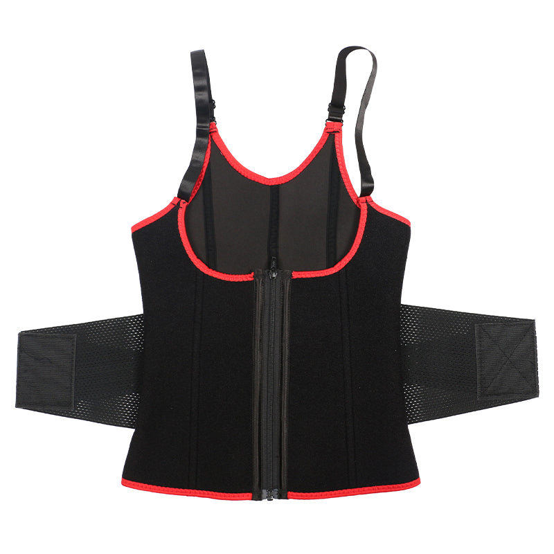 UJB Red Adjustable Single Belts Vest MHW100079R