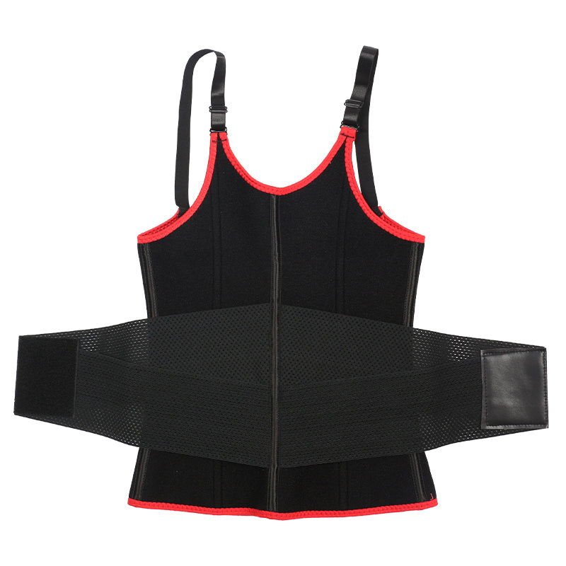 UJB Red Adjustable Single Belts Vest MHW100079R